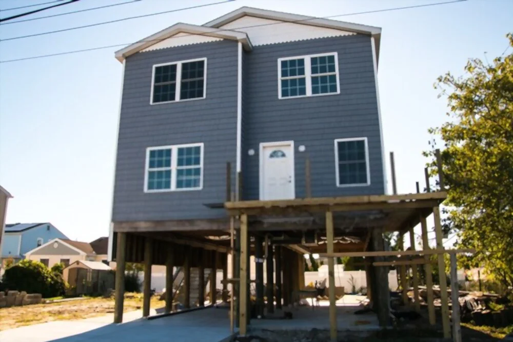 Elevated Pilings or Stilts Foundation Repair