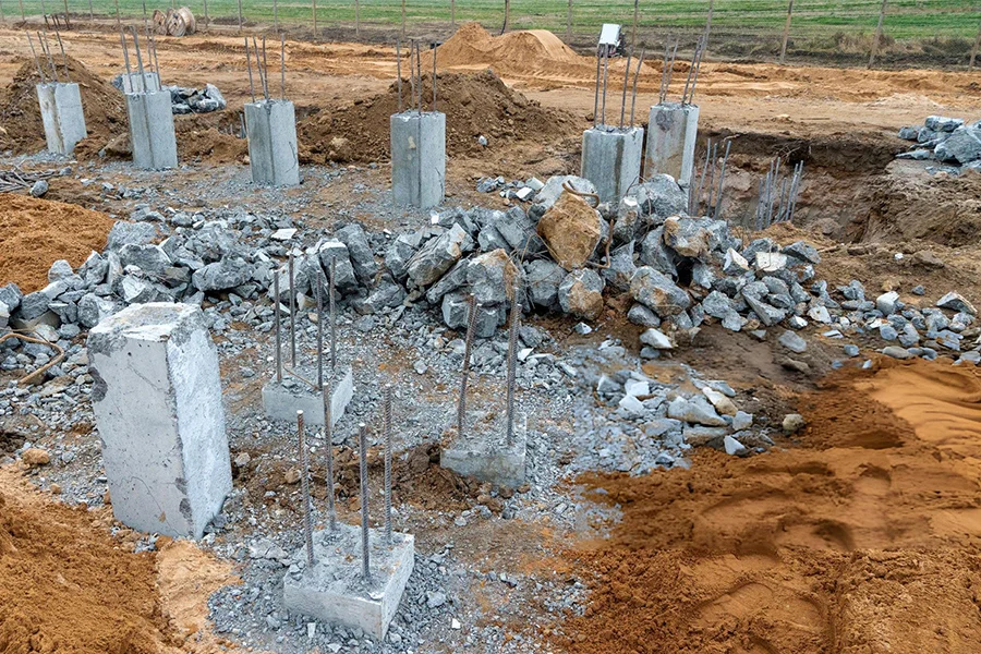 Pre-Construction Pier Installation